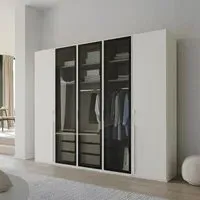 Skat Shine 5 Door Wardrobe - Alpine White