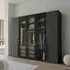 Skat Shine 5 Door Wardrobe - Graphite