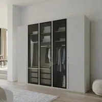 Skat Shine 5 Door Wardrobe - Silk Grey