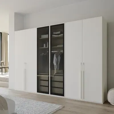 Skat Shine 6 Door Wardrobe - Alpine White image