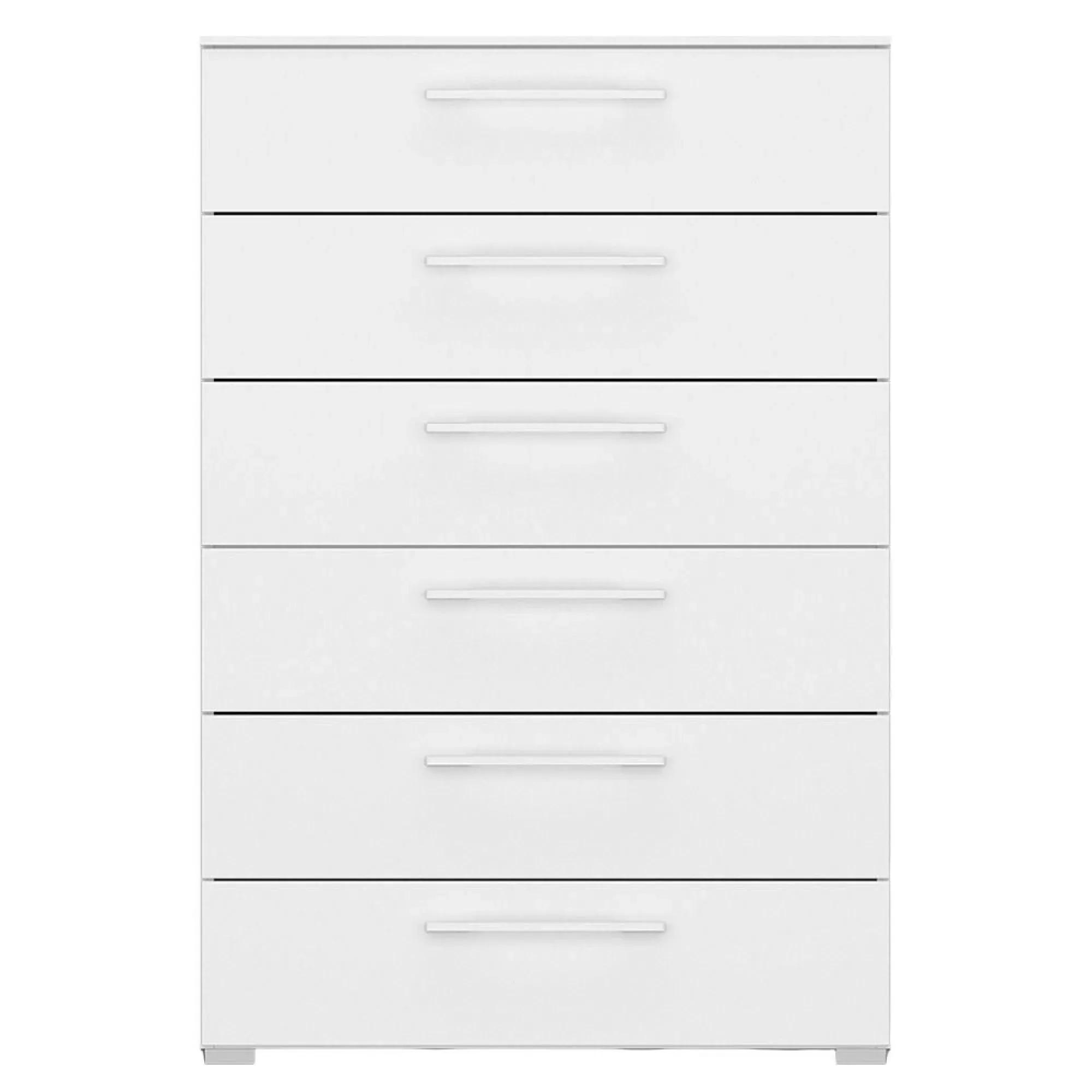 Skat Shine 6 Drawer Chest - Alpine White