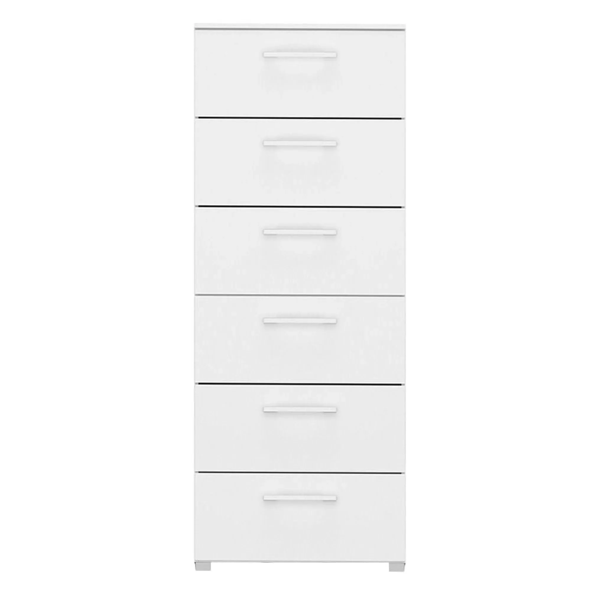 Skat Shine 6 Drawer Tall Chest - Alpine White