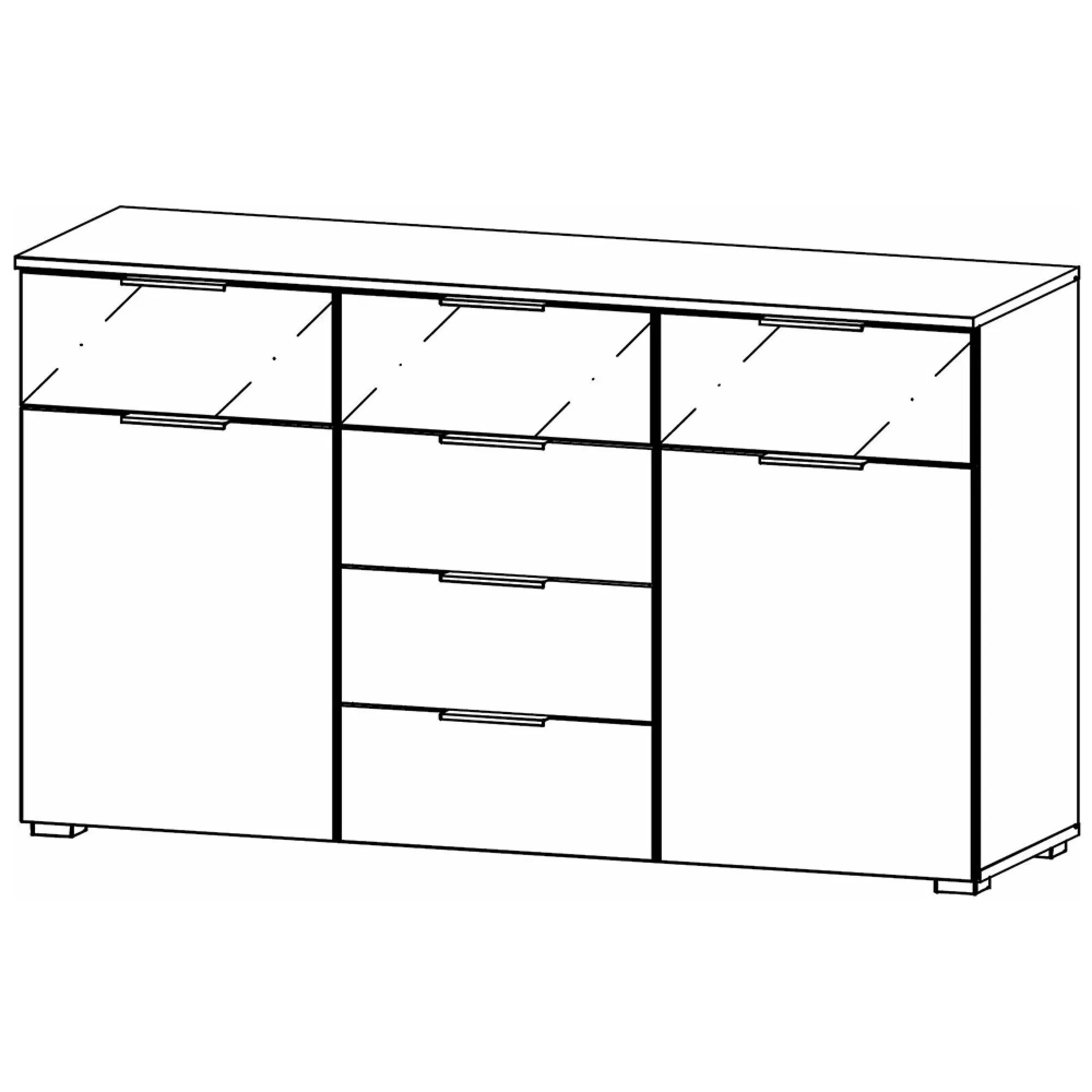 Skyla 2 Door Sideboard - Artisan Oak