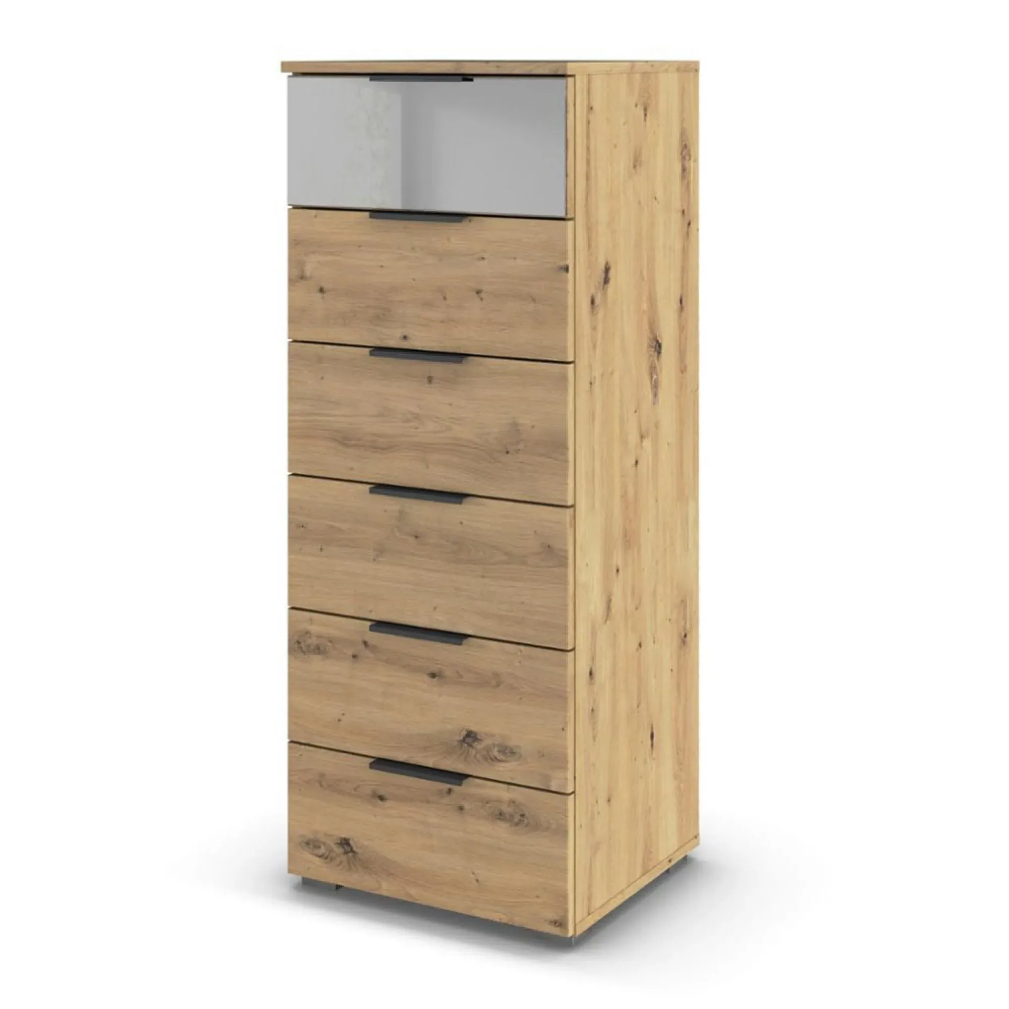 Skyla 6 Drawer Tall Chest - Artisan Oak