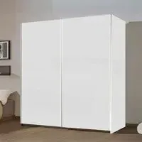 Slide 175cm 2 Door Sliding Wardrobe - Alpine White