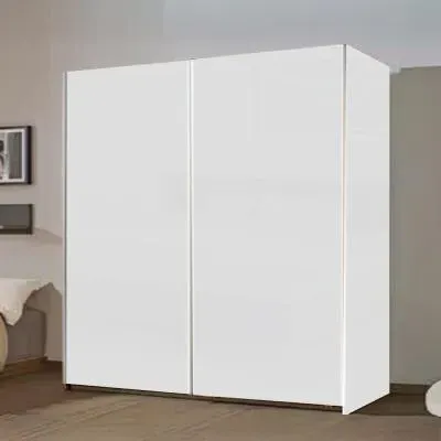 Slide 175cm 2 Door Sliding Wardrobe - Alpine White image