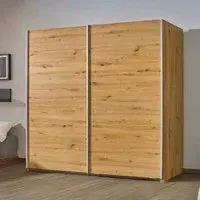 Slide 175cm 2 Door Sliding Wardrobe - Artisan Oak