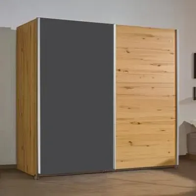 Slide 175cm 2 Door Sliding Wardrobe - Artisan Oak