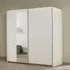 Slide 175cm 2 Door Sliding Wardrobe with Mirror - Alpine White