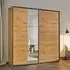 Slide 175cm 2 Door Sliding Wardrobe with Mirror - Artisan Oak