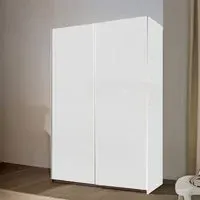 Slide 2 Door Sliding Wardrobe - Alpine White