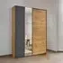 Slide 2 Door Sliding Wardrobe with Mirror - Artisan Oak
