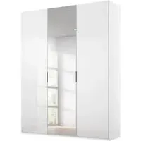 Stuttgart 3 Door Mirror Wardrobe - White
