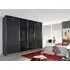 Syncrono 4 Door Sliding Wardrobe - Grey, Glass