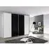 Syncrono 4 Door Sliding Wardrobe - White, Glass