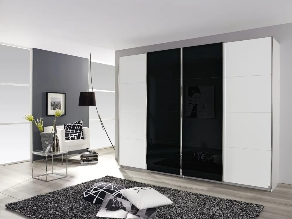 Syncrono Glass Front Sliding Wardrobe