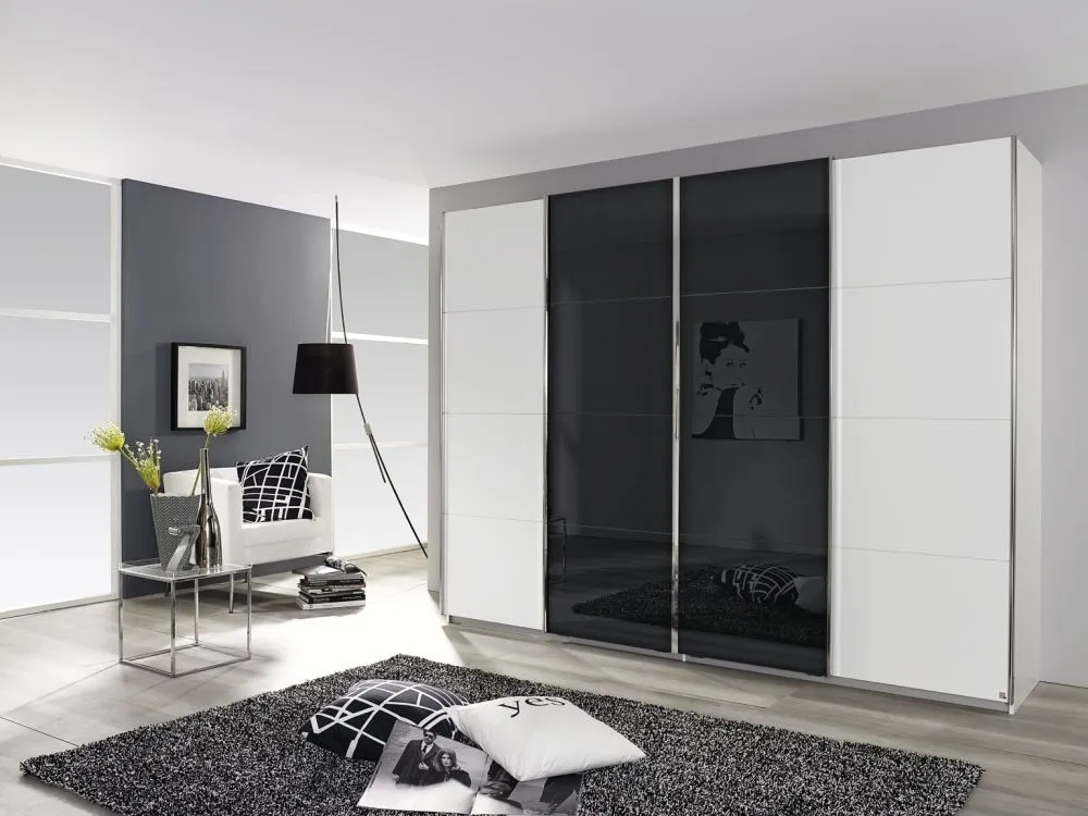 Syncrono Glass Front Sliding Wardrobe