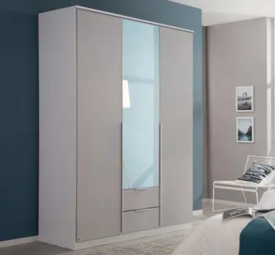 Texas Wardrobe with Cornice and Drawers