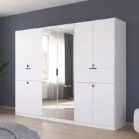Ticao 10 Door Combi Wardrobe - Alpine White