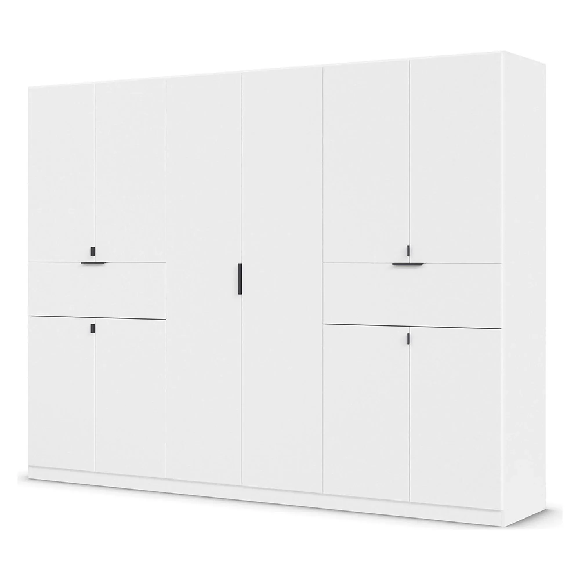 Ticao 271cm 10 Door Wardrobe - Alpine White