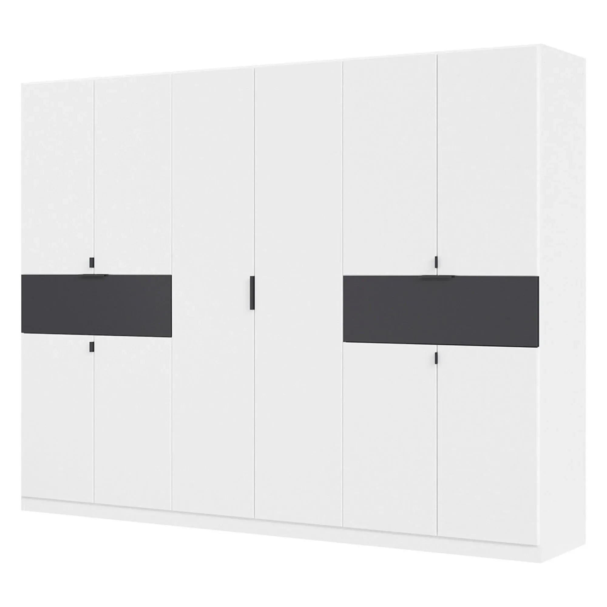 Ticao 271cm 10 Door Wardrobe - Alpine White, Grey
