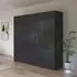 Ticao 9 Door Wardrobe - Metallic Dark Grey