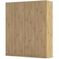 Wingview Lite 4 Door Wardrobe - Artisan Oak