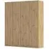 Wingview Lite 4 Door Wardrobe - Artisan Oak
