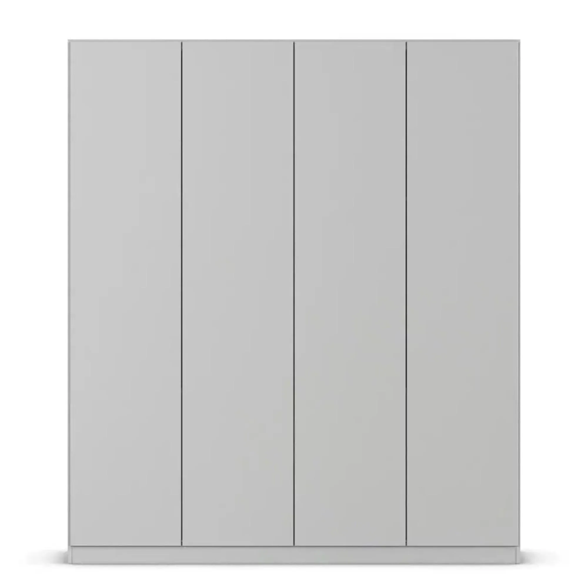 Wingview Lite 4 Door Wardrobe - Silk Grey