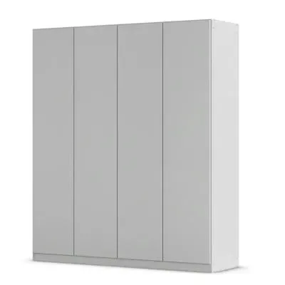 Wingview Lite 4 Door Wardrobe - Silk Grey
