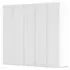 Wingview Lite 5 Door Wardrobe - Alpine White