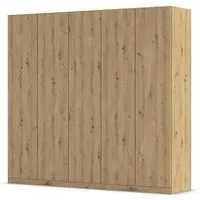 Wingview Lite 5 Door Wardrobe - Artisan Oak