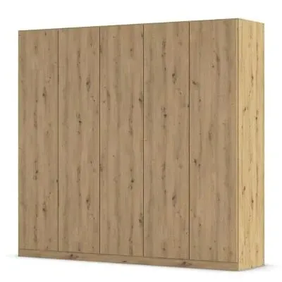 Wingview Lite 5 Door Wardrobe - Artisan Oak