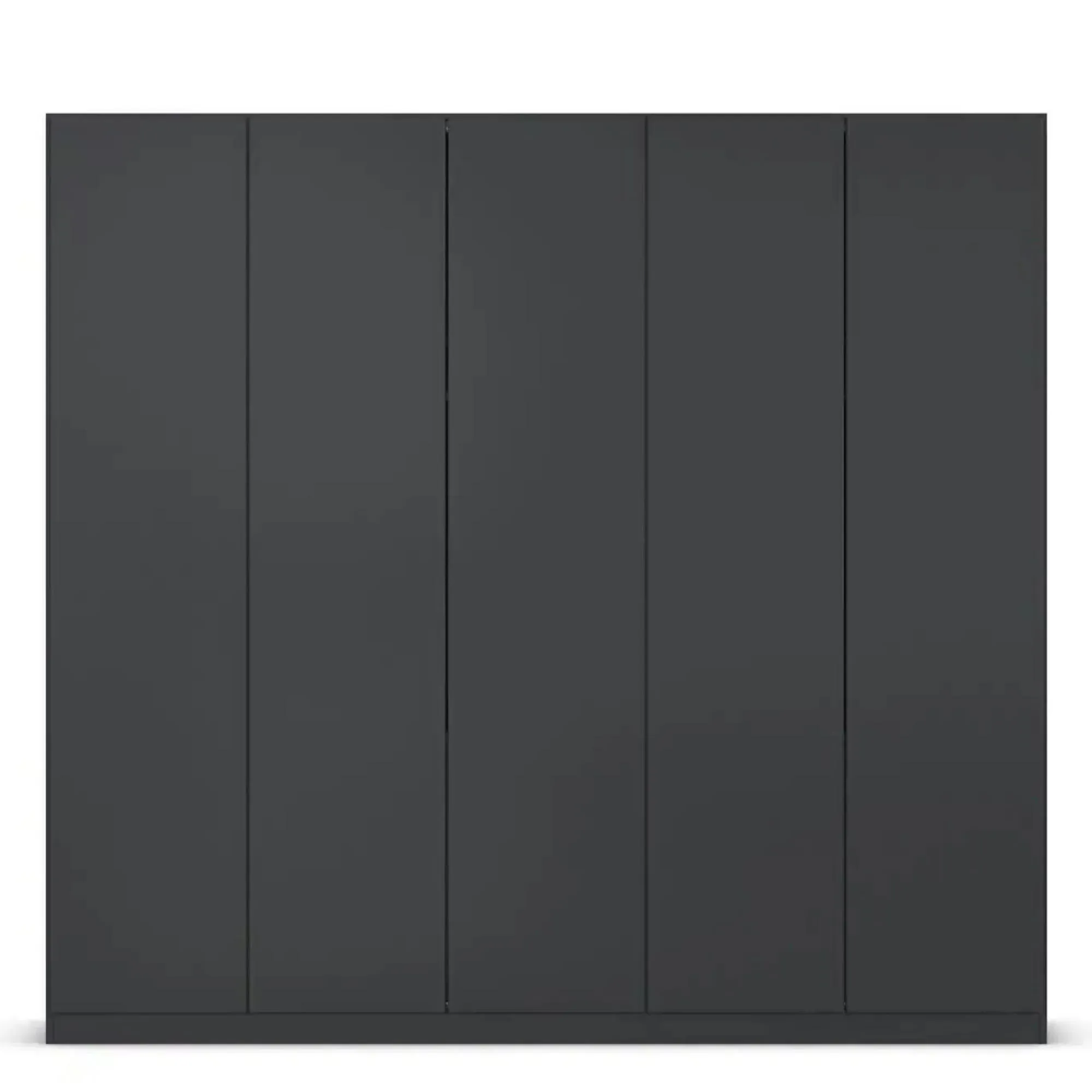 Wingview Lite 5 Door Wardrobe - Metallic Dark Grey