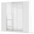 Wingview Lite 5 Door Wardrobe with Mirror - Alpine White