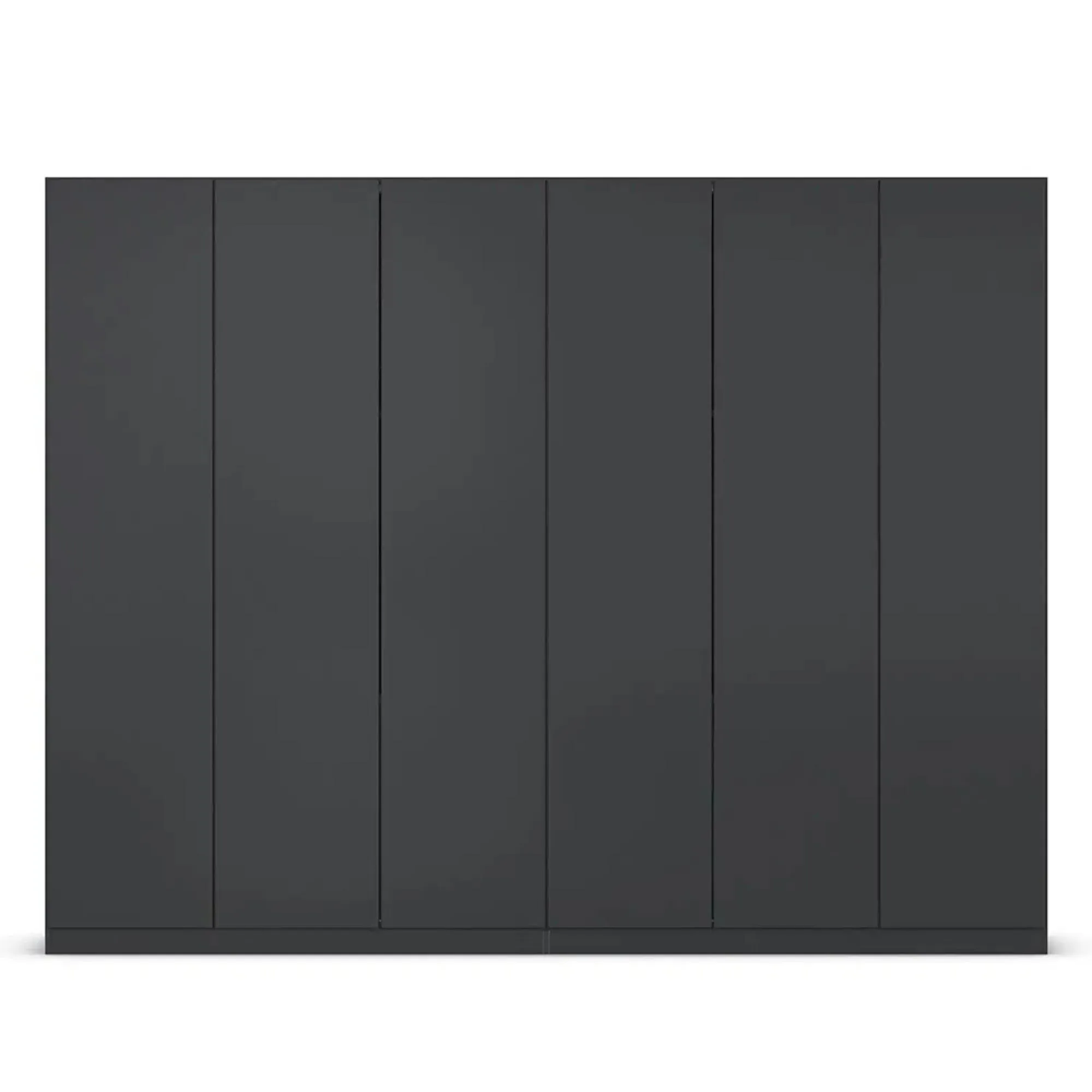 Wingview Lite 6 Door Wardrobe - Metallic Dark Grey