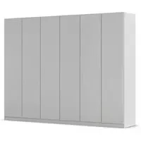 Wingview Lite 6 Door Wardrobe - Silk Grey