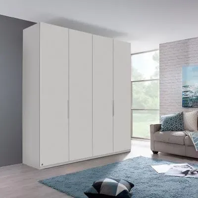 Zenaya Wardrobe with Wood Decor