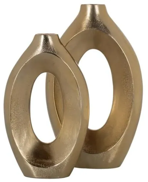 Alma Small Vase - Brushed Gold