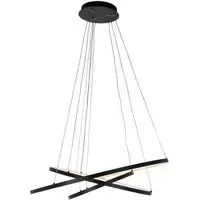 Amira Metal Chandelier - Black