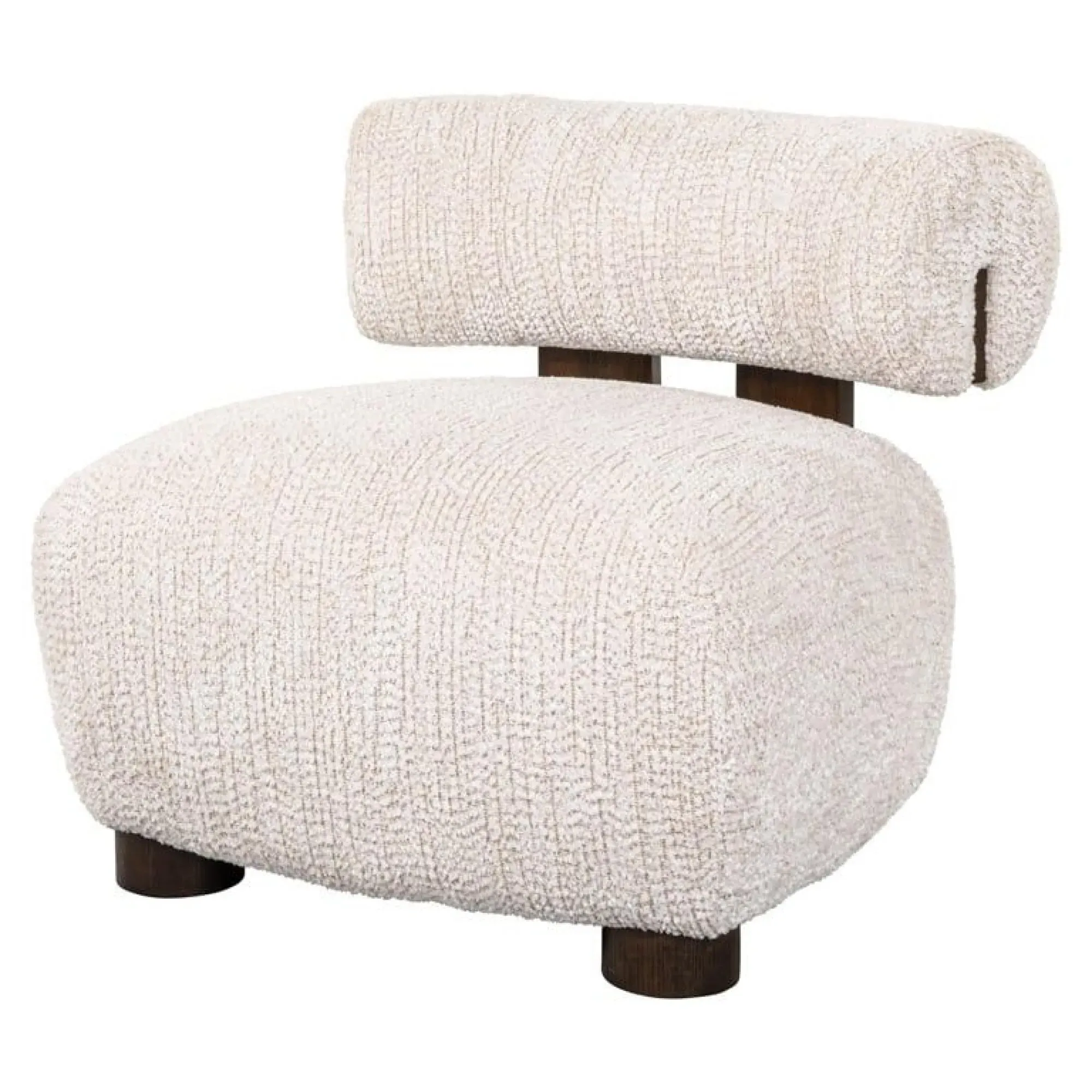 Arabella Accent Chair - Cream, Fabric