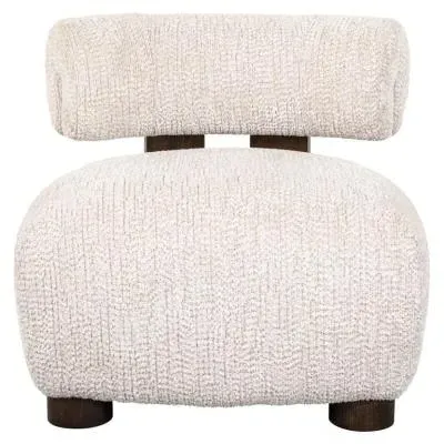 Arabella Accent Chair - Cream, Fabric image