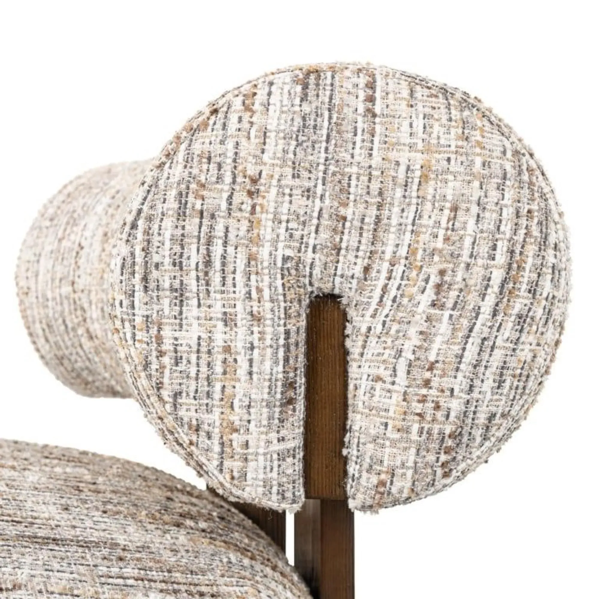 Arabella Accent Chair - Greige Coco, Fabric