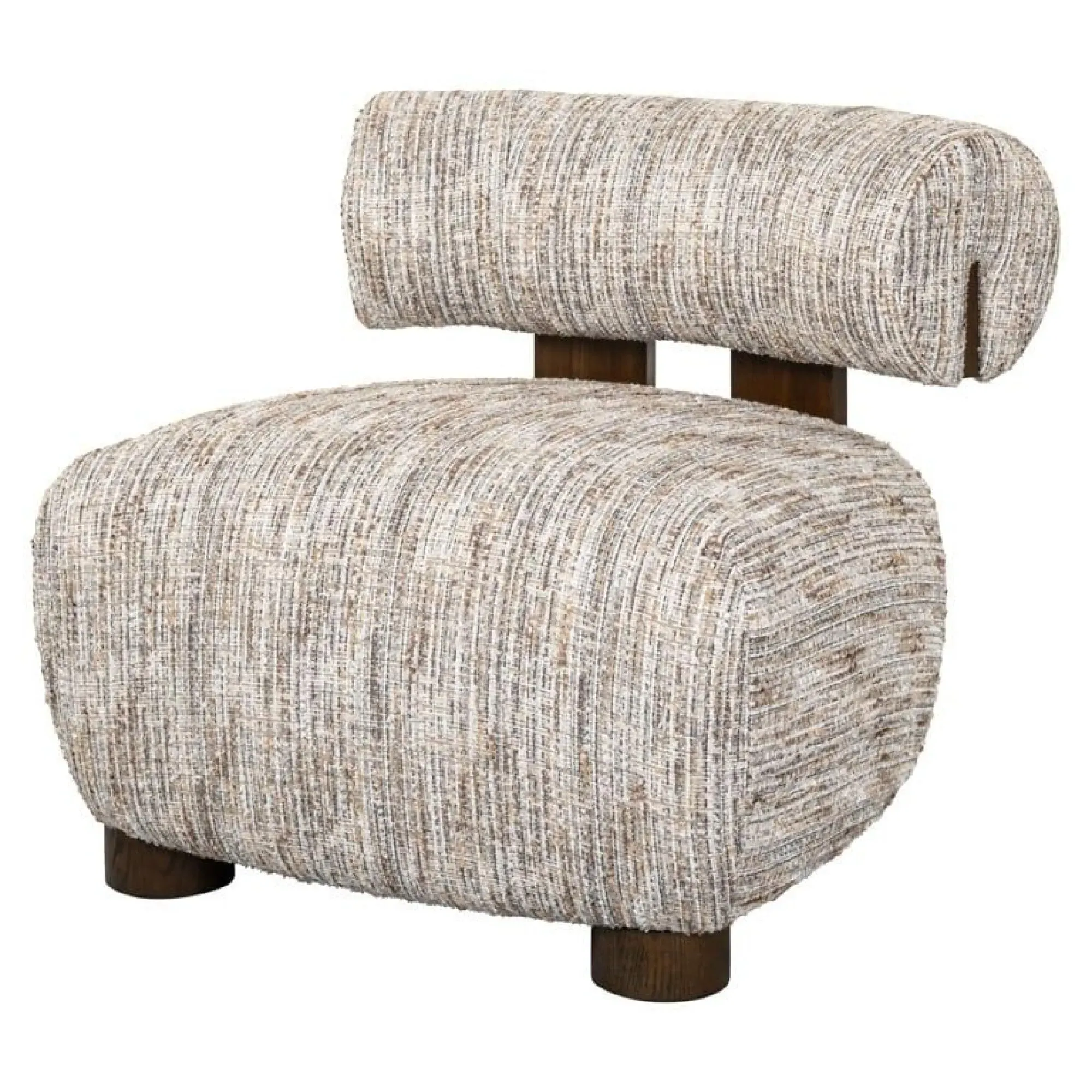 Arabella Accent Chair - Greige Coco, Fabric