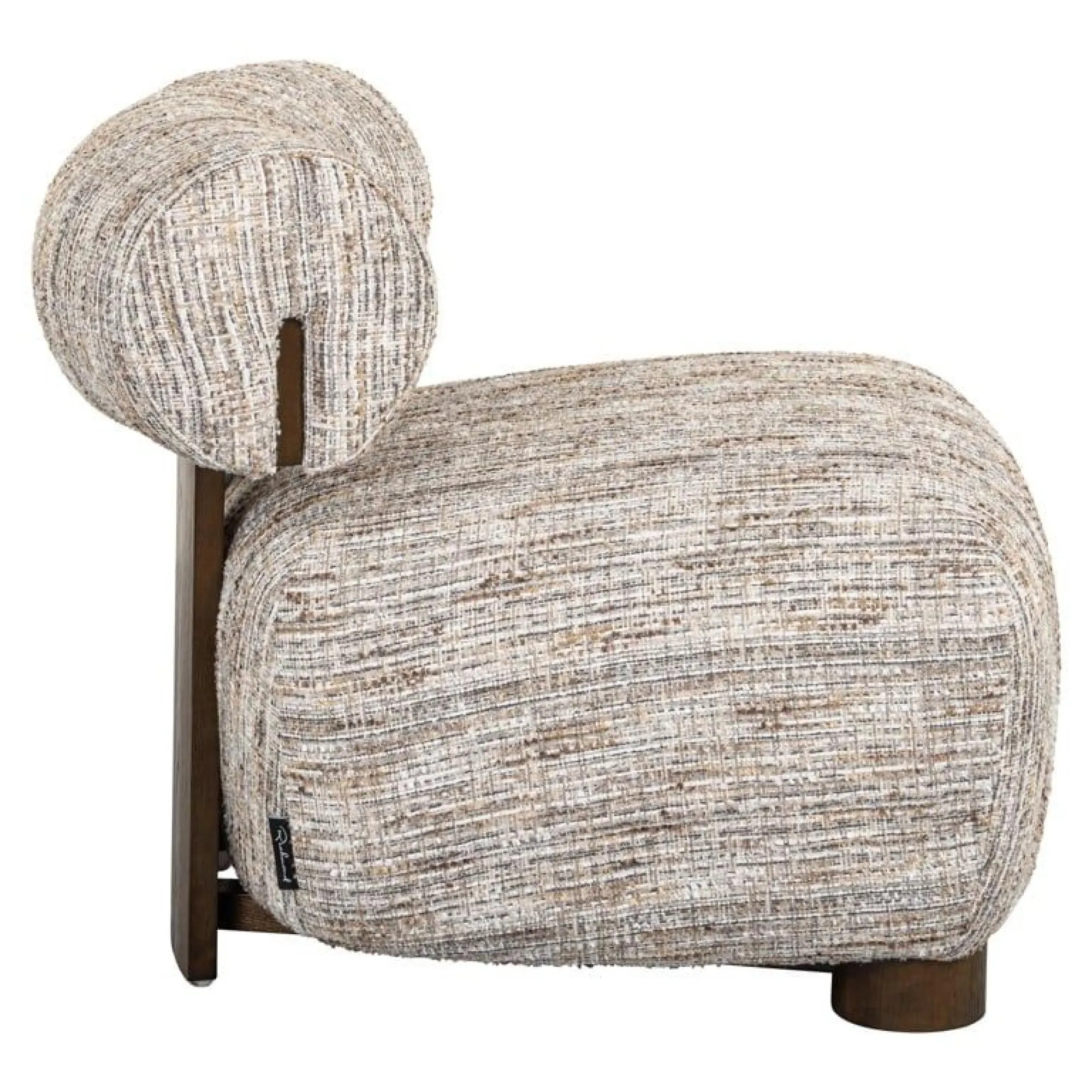 Arabella Accent Chair - Greige Coco, Fabric