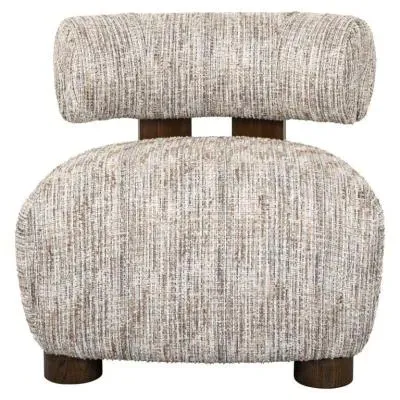 Arabella Accent Chair - Greige Coco, Fabric