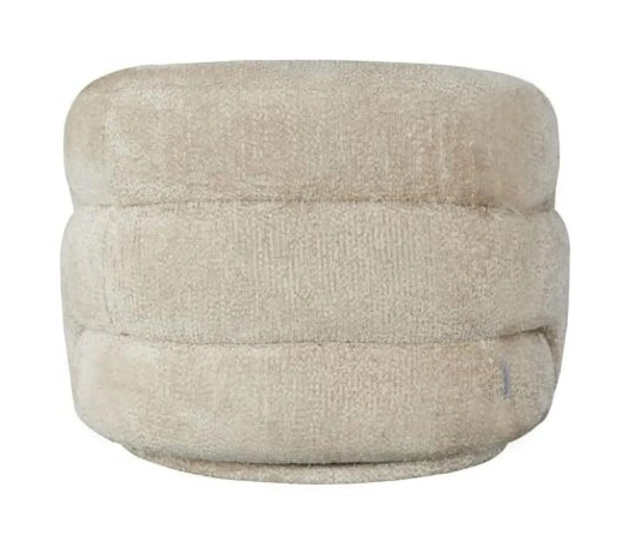 Arcus Swivel Accent Chair - Beige, Fabric