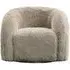 Arcus Swivel Accent Chair - Sand, Fabric