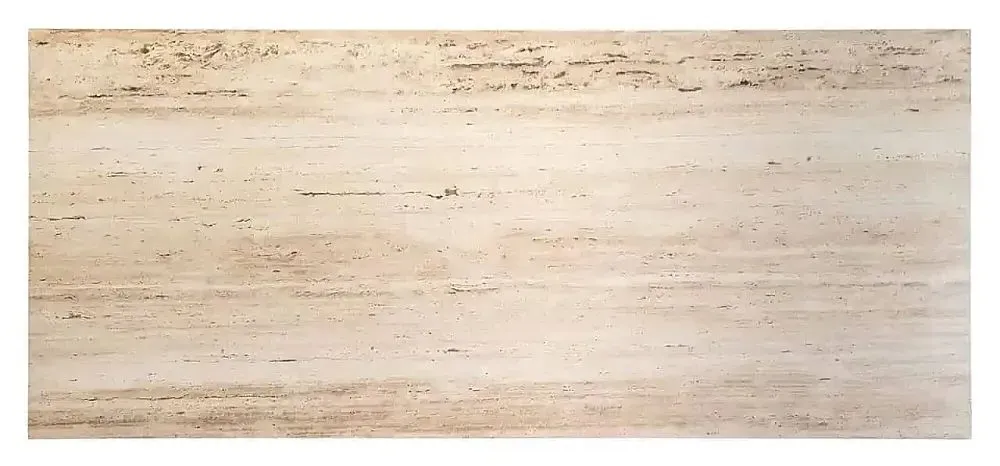 Avalon Travertine 8-Seater Dining Table with Spider Legs - Beige