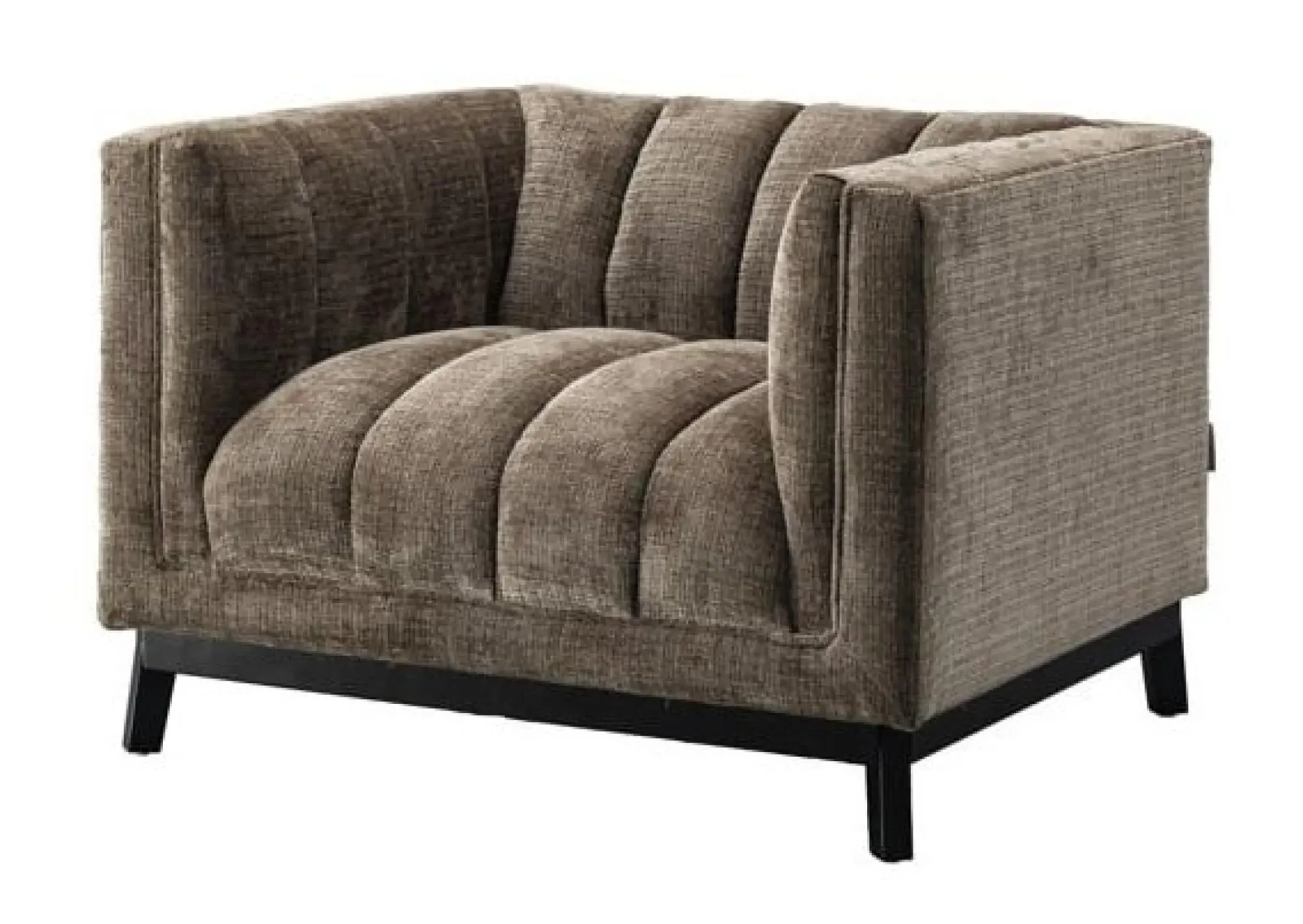 Beaudy Accent Chair - Stone, Chenille